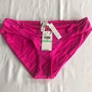 Trina Turk Monaco Solid Hipster Bottom Pink Size 8 Bottom Only